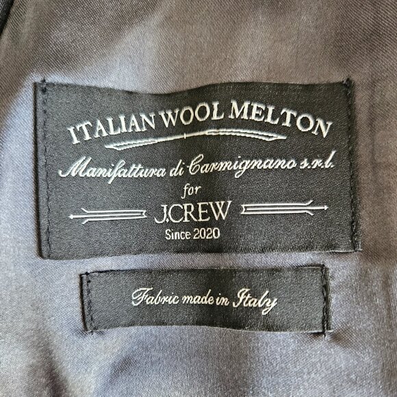 J. Crew Collection Savoy Faux Fur-Trim Topcoat Size 0 NWT - Picture 5 of 6